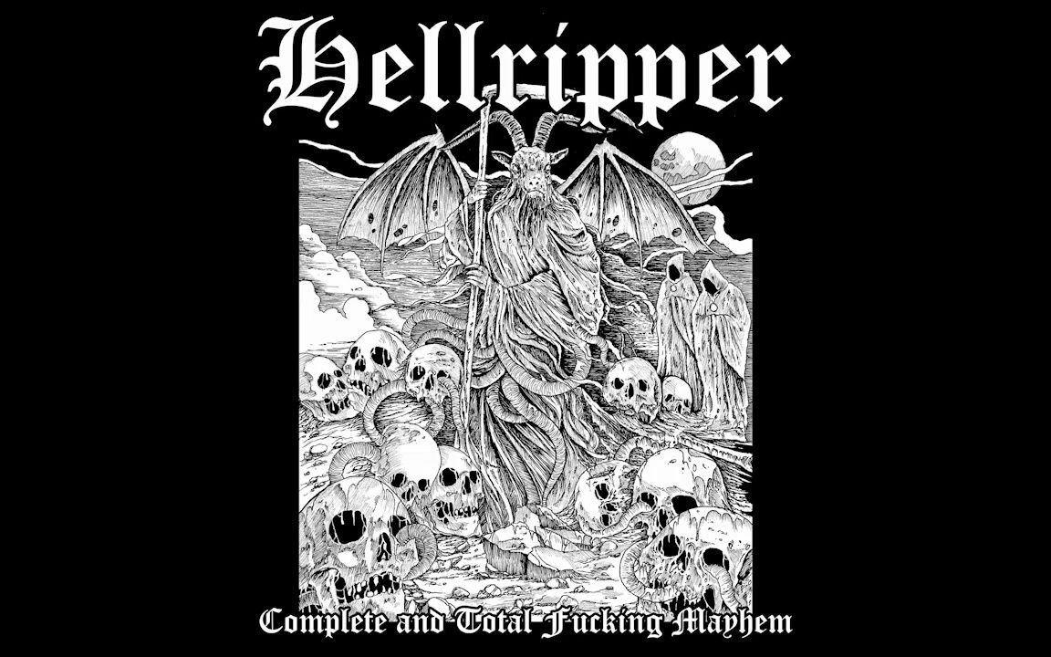 【英国单人黑金属/速度金属/黑敲】Hellripper  2016  Complete and Total Fucking Mayhem哔哩哔哩bilibili