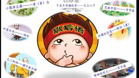 小学1 6年级语文基础知识大汇总 语文常识 名言名句 成语 谚语 歇后语 哔哩哔哩 Bilibili