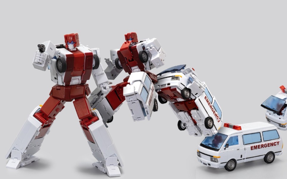 变形金刚 第三方 ox/mmc ps-21 守护神成员 急救员/大国手 玩具分享