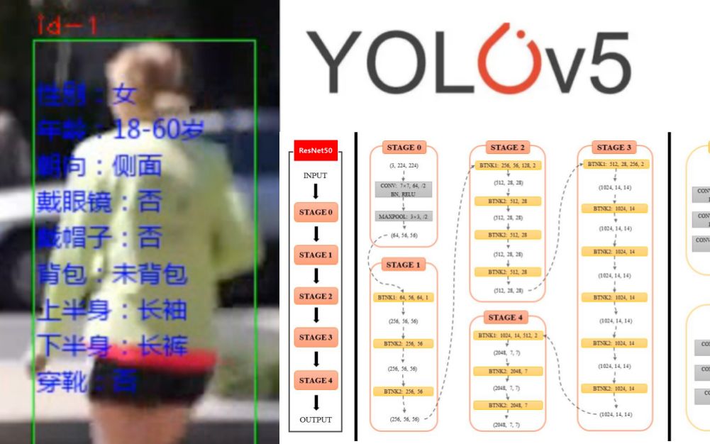 AI把你看得明明白白!YOLOv5+ByteTrack+多标签分类网络开发行人属性分析系统哔哩哔哩bilibili