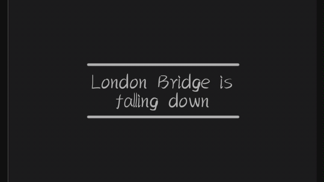 [图]【黑执事~伦敦大桥垮下来】萌新の简化弹奏版~London Bridge is falling down~敬女王大人