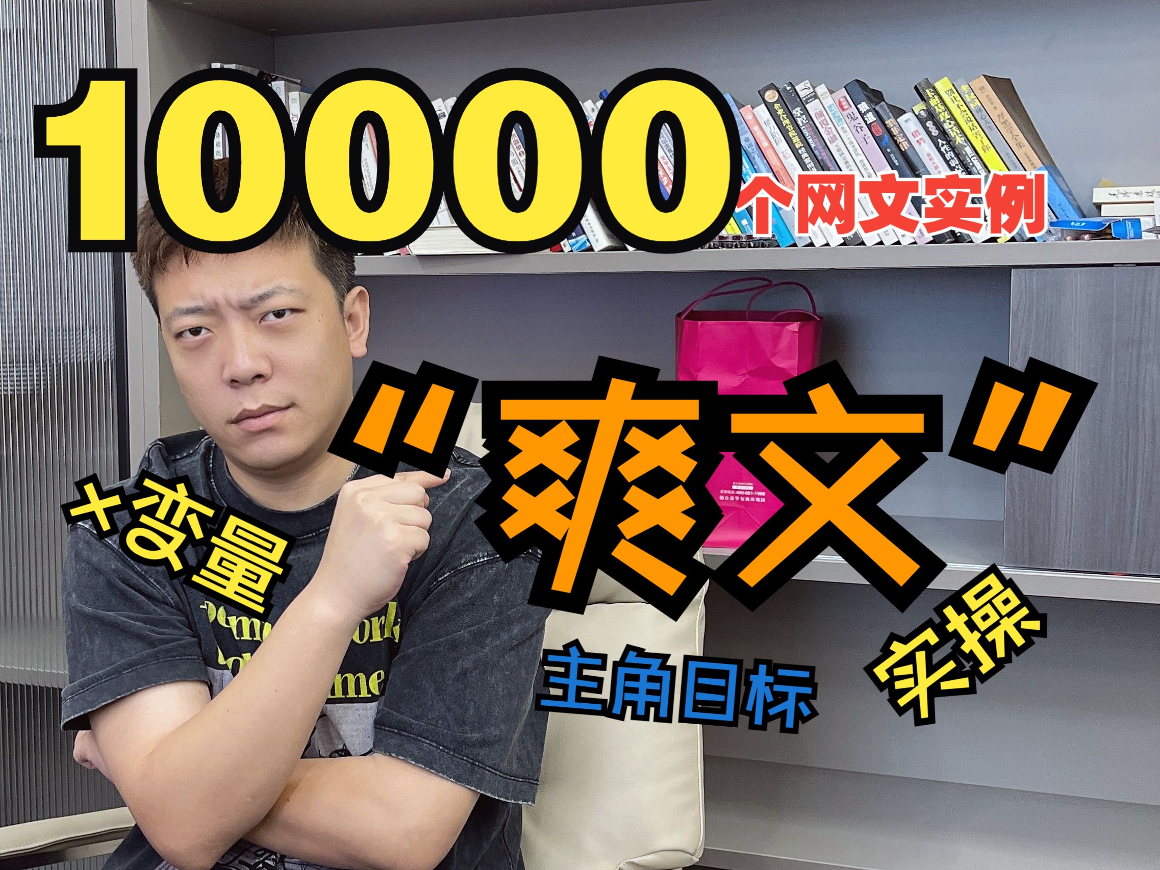 【10000个网文实例】今天教如何写”爽文“哔哩哔哩bilibili