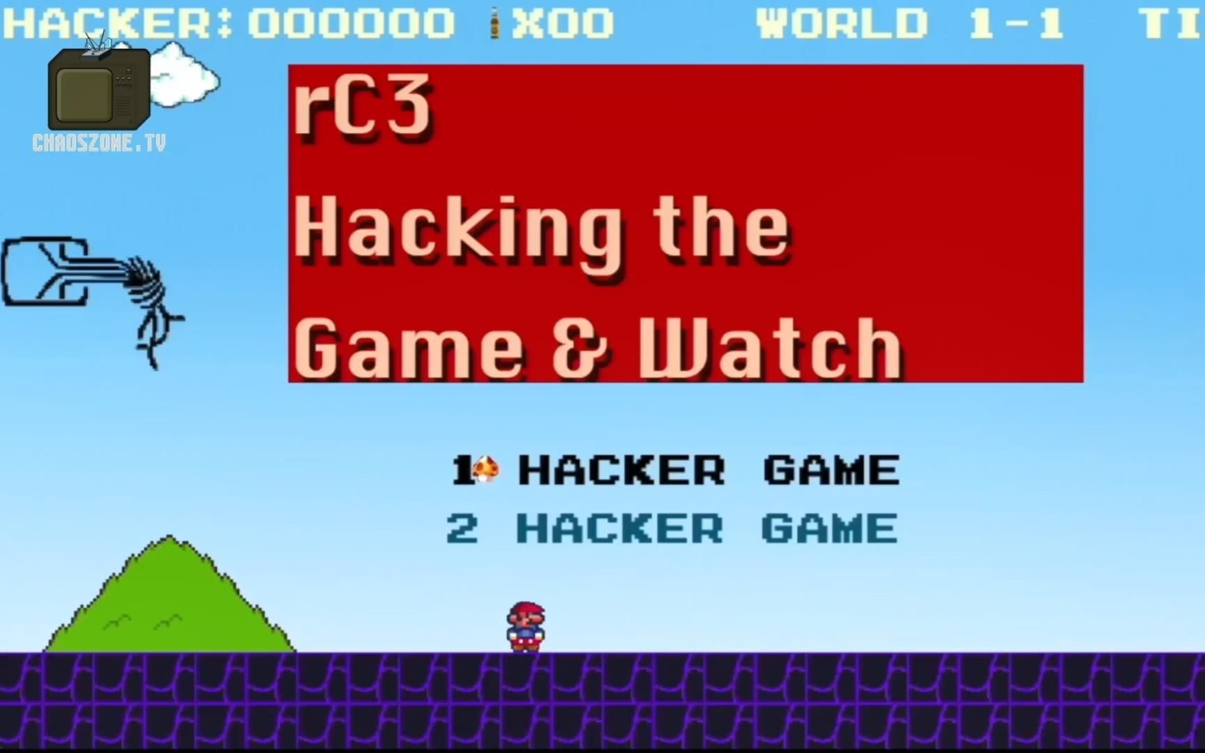 如何破解Game&Watch  Hacking the Nintendo Game & Watch(#rC3)哔哩哔哩bilibili