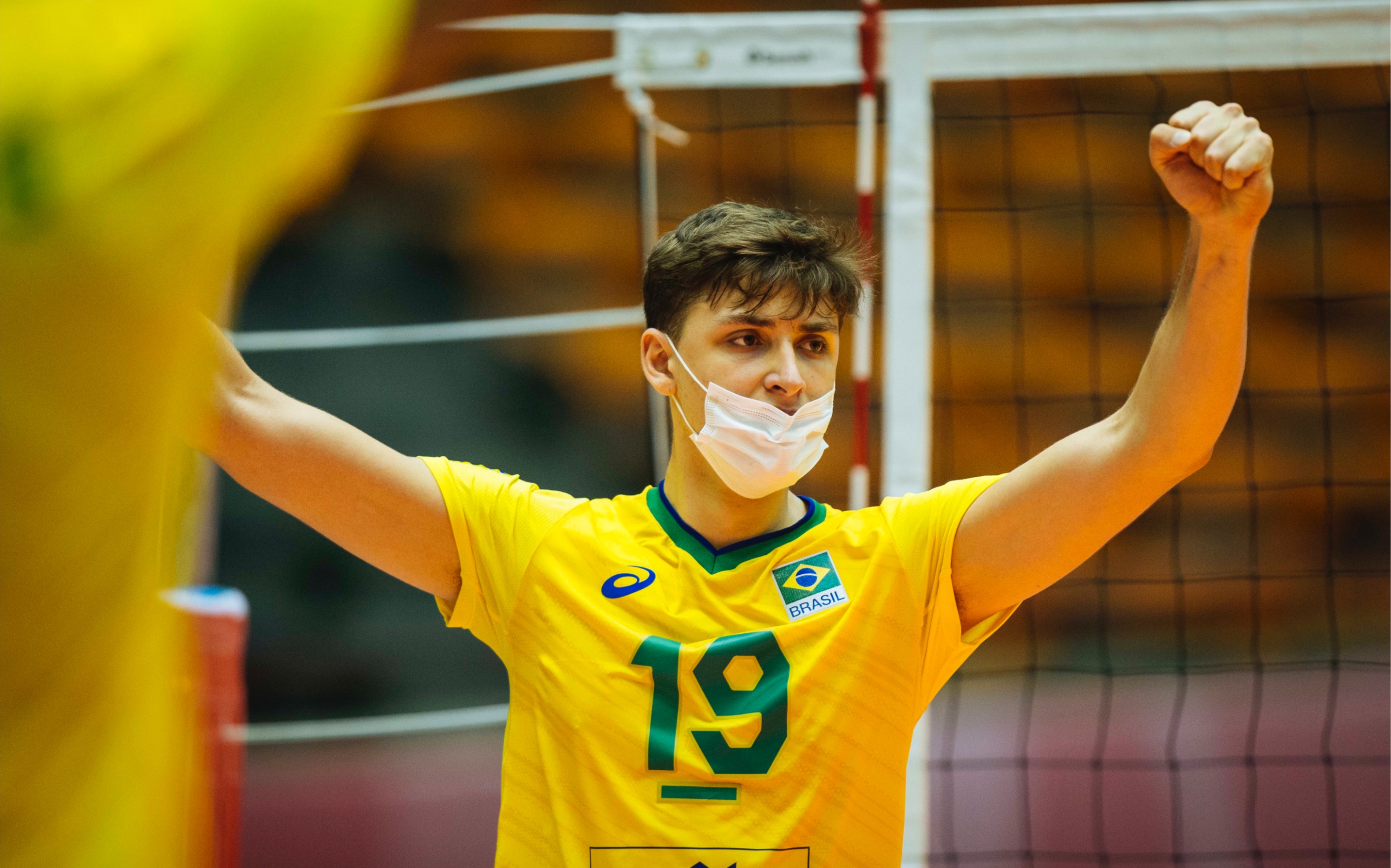 【u19男排】巴西男排帅哥队长 bento arthur美颜纯享版_哔哩哔哩_bili