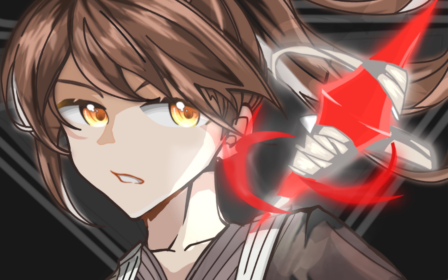 神之塔同人,画了夜 (^▽^) 你塔啥时候能在国内火一把就能看到更多比