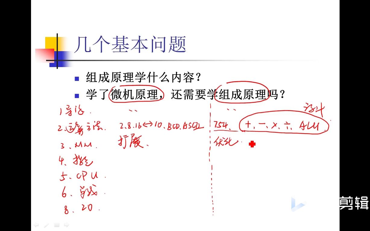 [图]第一章：2组成原理与微机原理的区别