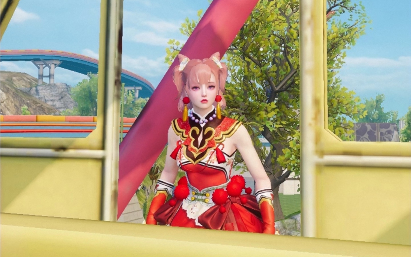 和平精英捏脸新军需火红锦鲤太美腻啦不氪后悔系列哦