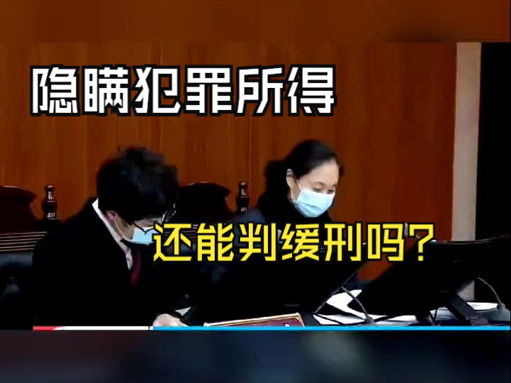 隐瞒犯罪所得还能判缓刑吗?天津刑事律师法律咨询哔哩哔哩bilibili