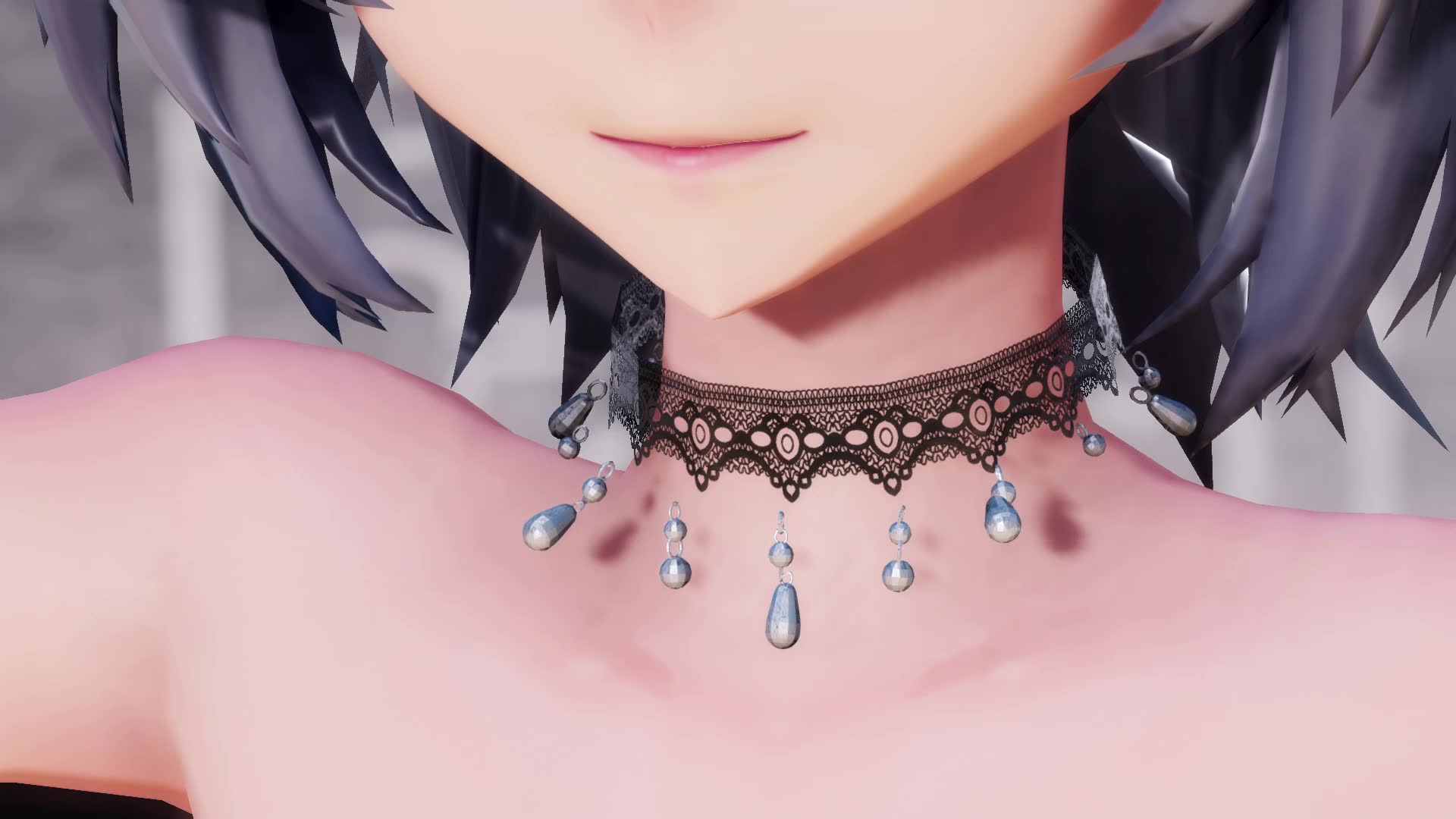 初音 - 露背蕾丝短裙_哔哩哔哩_bilibili