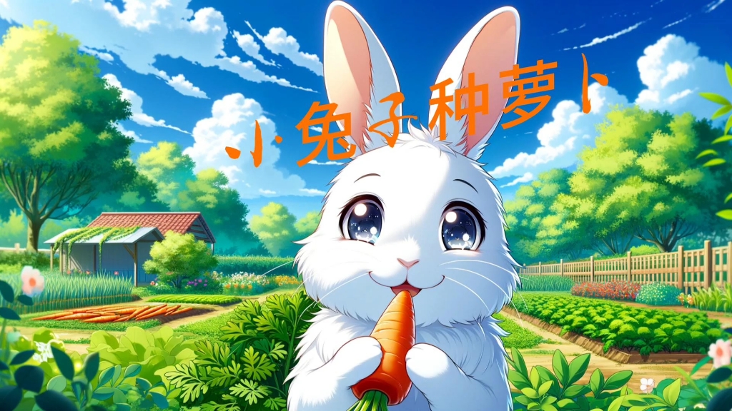 小兔子种萝卜