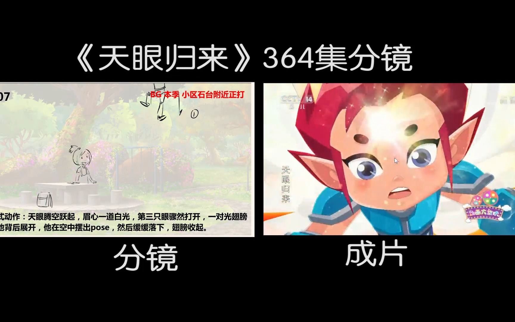 我绘制的《天眼归来》第364集分镜,全网独家.