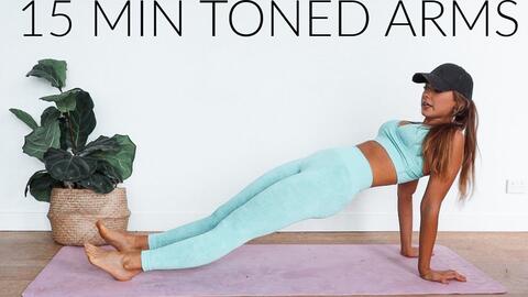 15 MIN TONED ARMS WORKOUT - No Equipment 