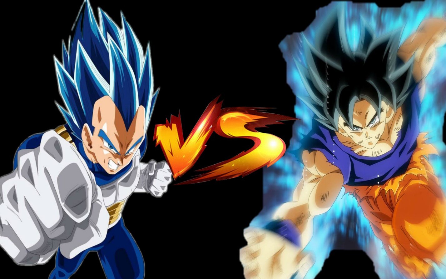 【究极の战】贝吉塔深蓝vs自在极意孙悟空!_哔哩哔哩_bilibili