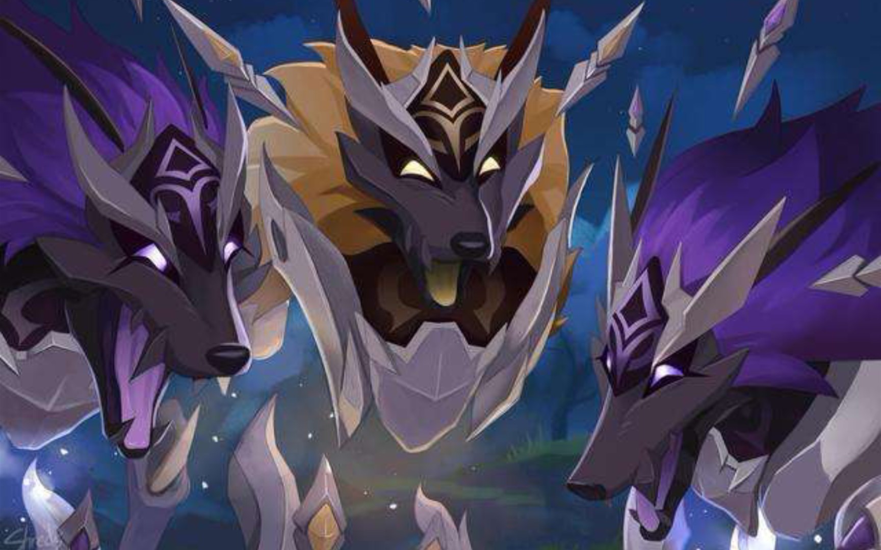 原神听说了吗奔狼领有几个奇怪的家伙在游荡