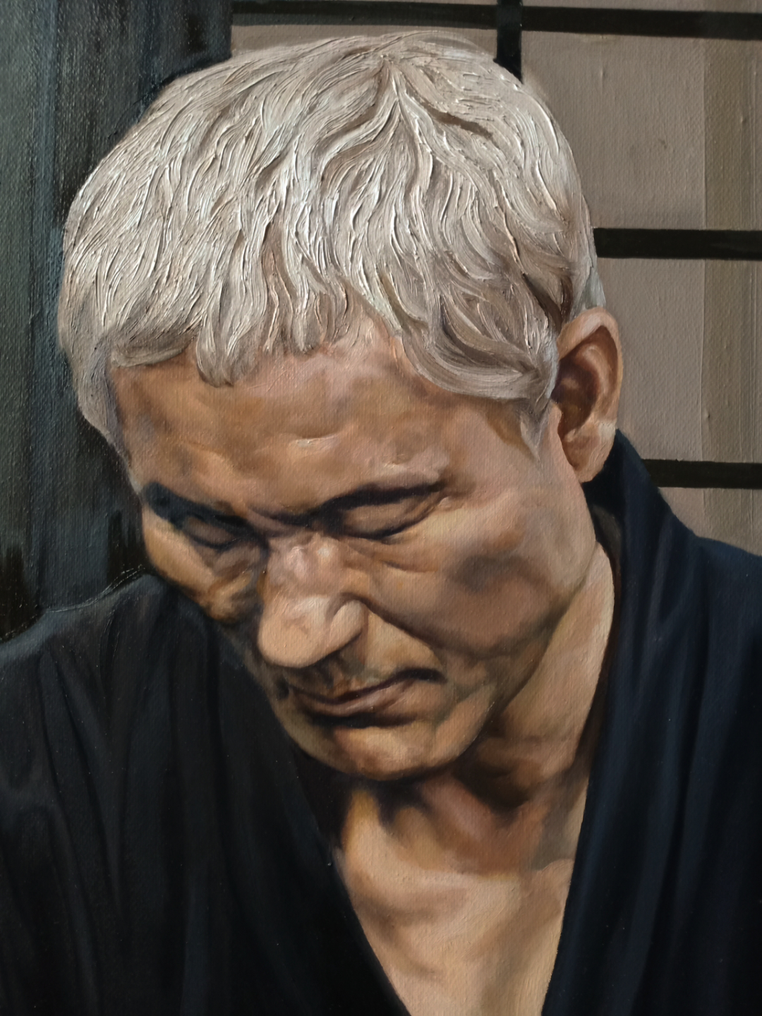 座头市——北野武——油画