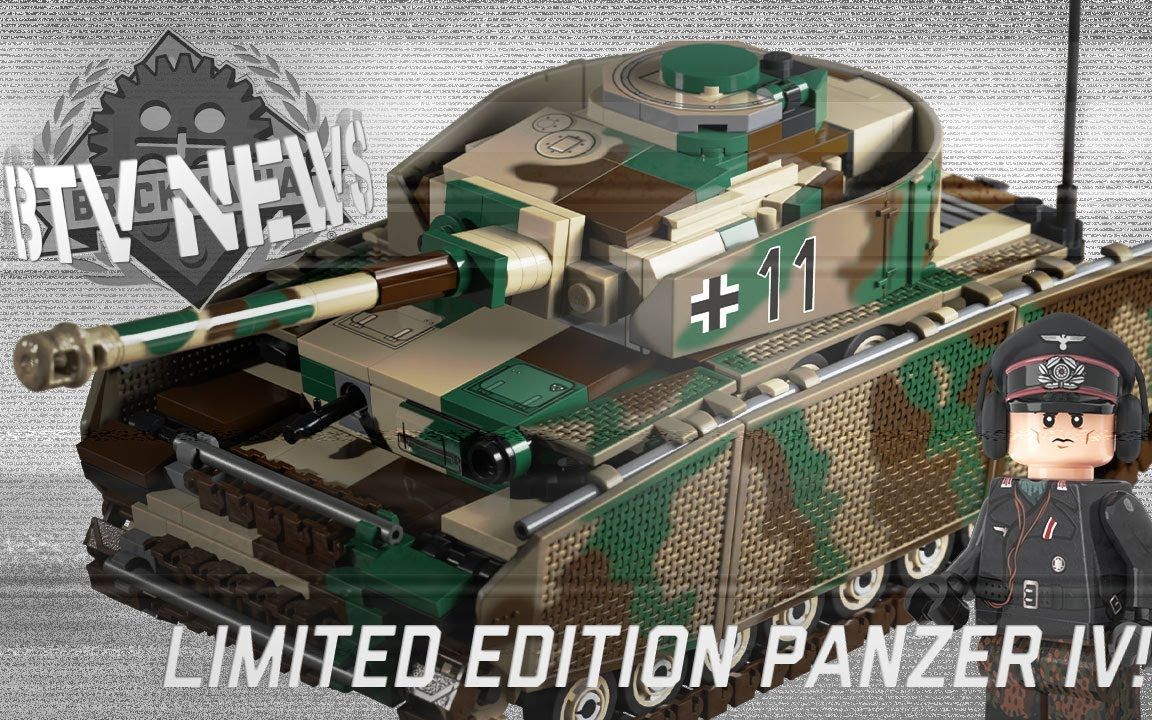 乐高限量版四号坦克j型moc!