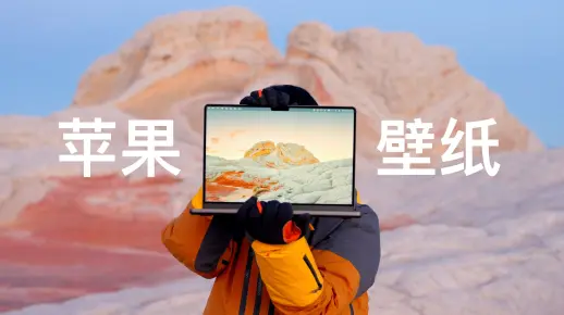 为了追寻苹果壁纸，我站在了地球的大脑上