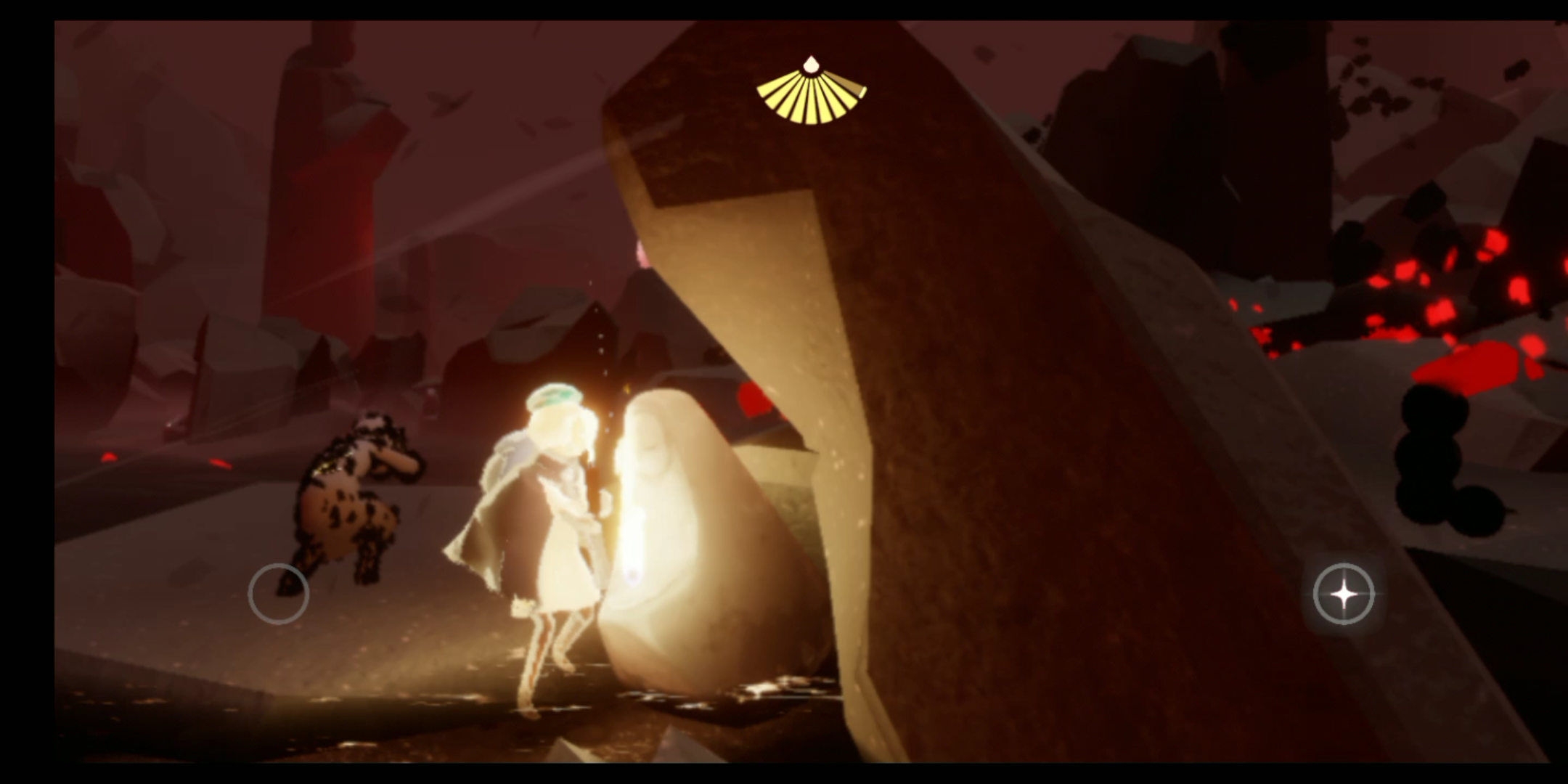 光遇独自去献祭好不容易到达献祭地点然后成功的卡掉了呜呜呜呜