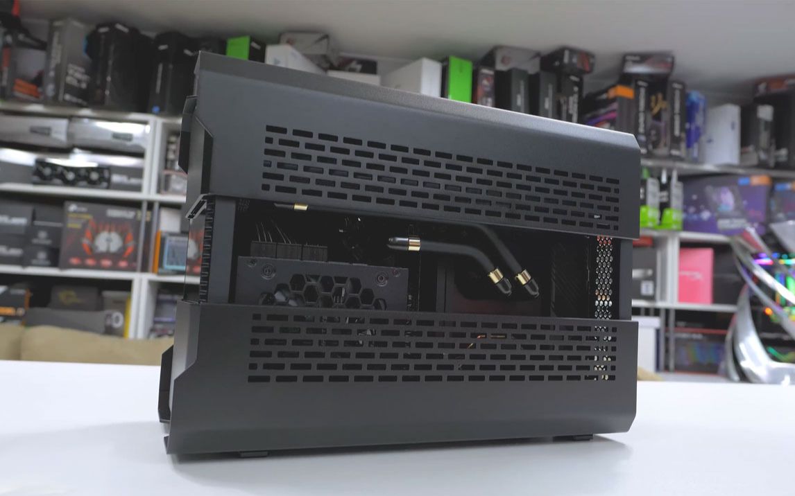 【GGF Events】追风者 无光污 黑色 P121 | EVOLV SHIFT XT 最新 ITX 机箱 | EK 分体水冷 |装机哔哩哔哩bilibili