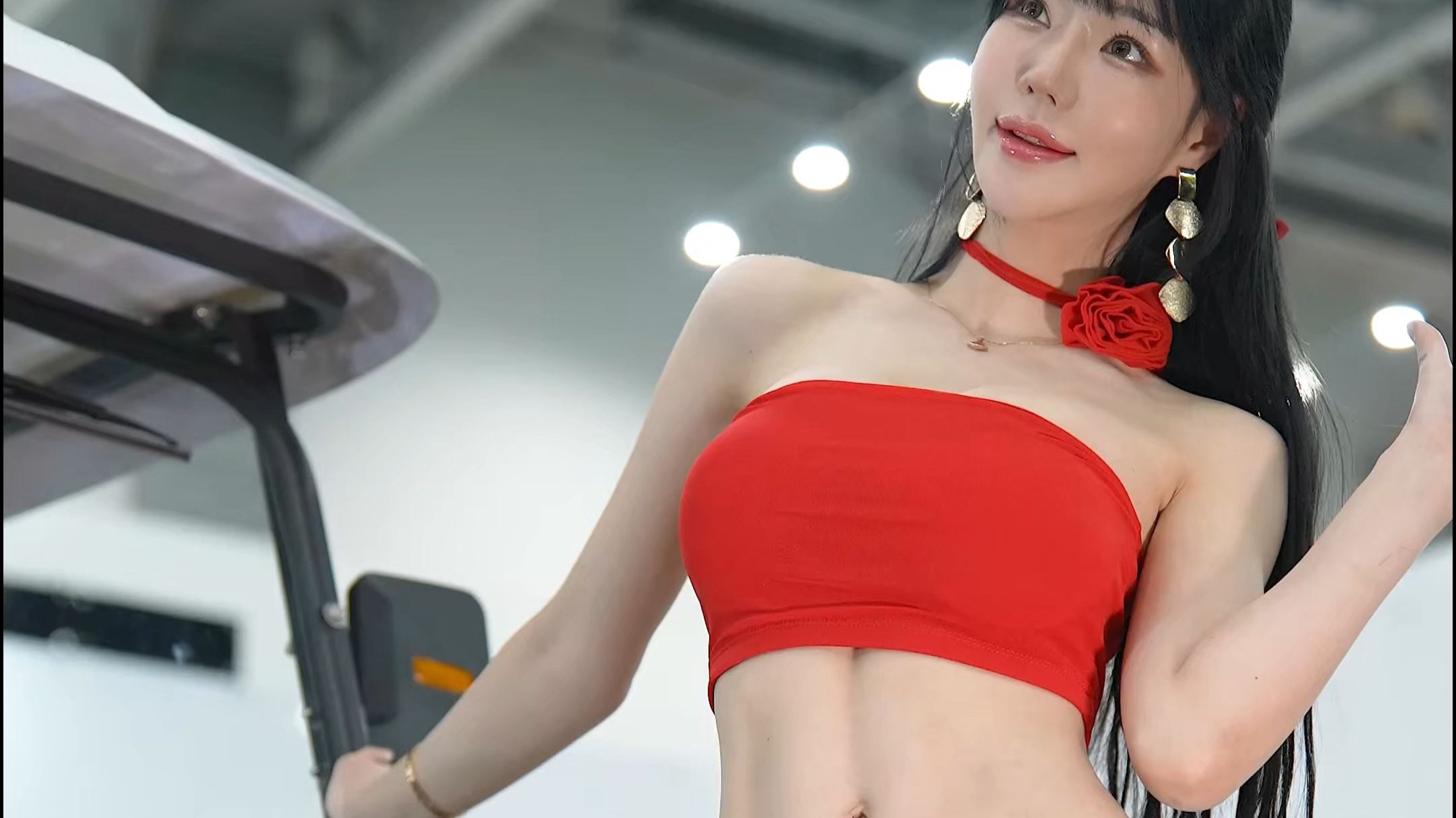 赛车模特闵汉娜直拍