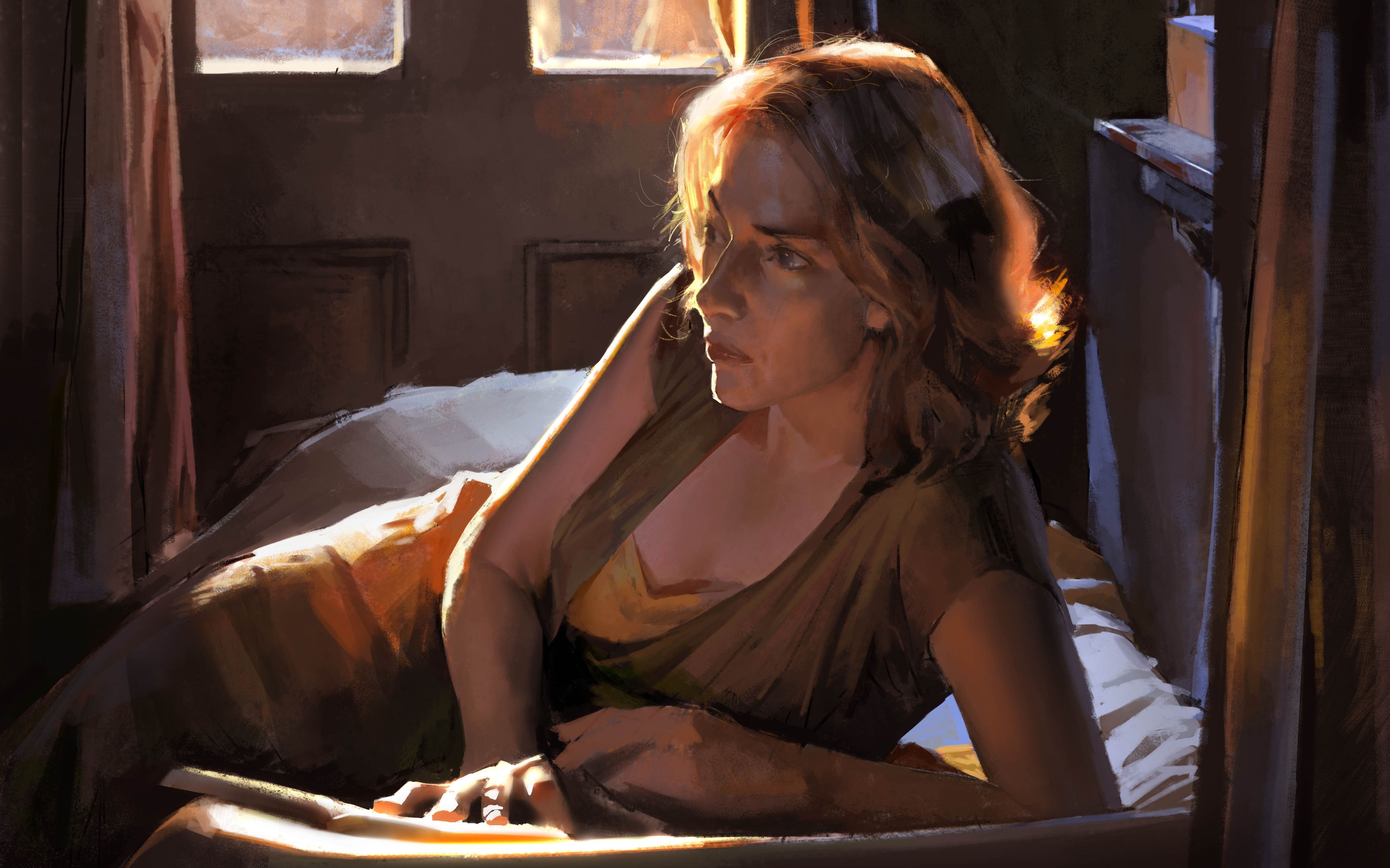 凯特·温斯莱特【厚涂】3分钟带你看用一个半小时速涂练习