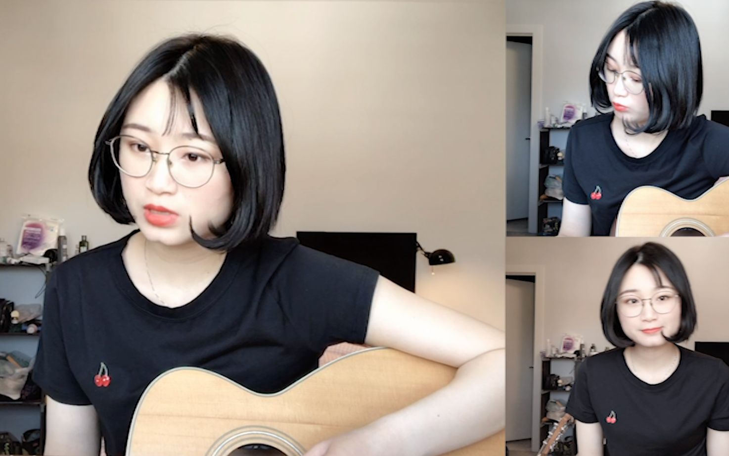 [图]I love how you love me - guitar cover (吉他弹唱）