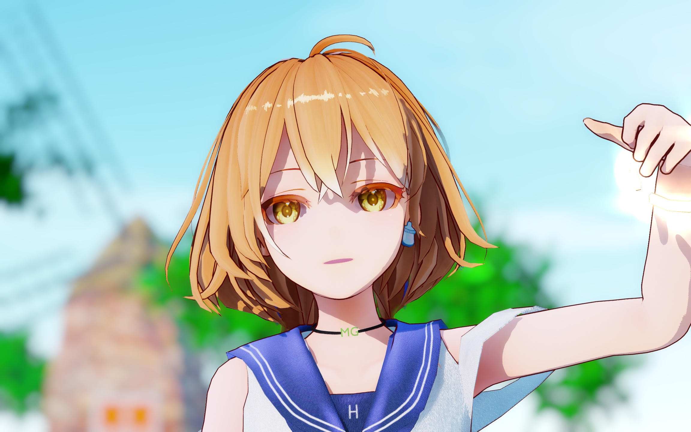 [mmd-hanser] 言って.(say it)