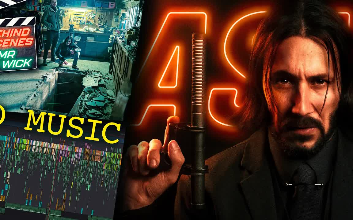 【france助眠】johnwick拍花絮短片2