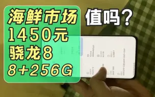 Скачать видео: 海鲜市场捡垃圾！1450元的骁龙8手机，8+256G值吗？