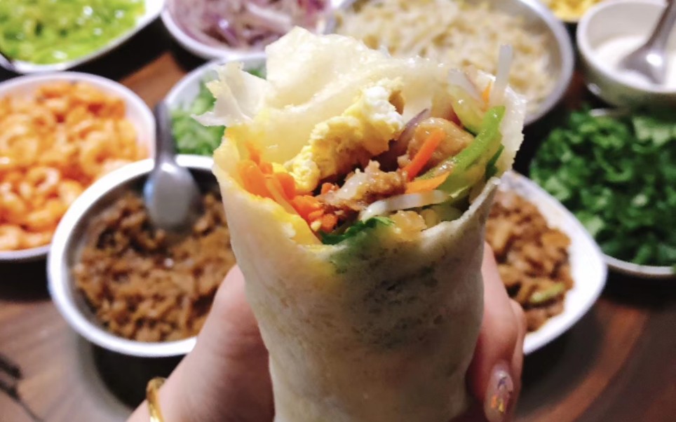 一个废材的厨房日记海陆丰闽南一带民间美食薄饼是怎么制作的呢