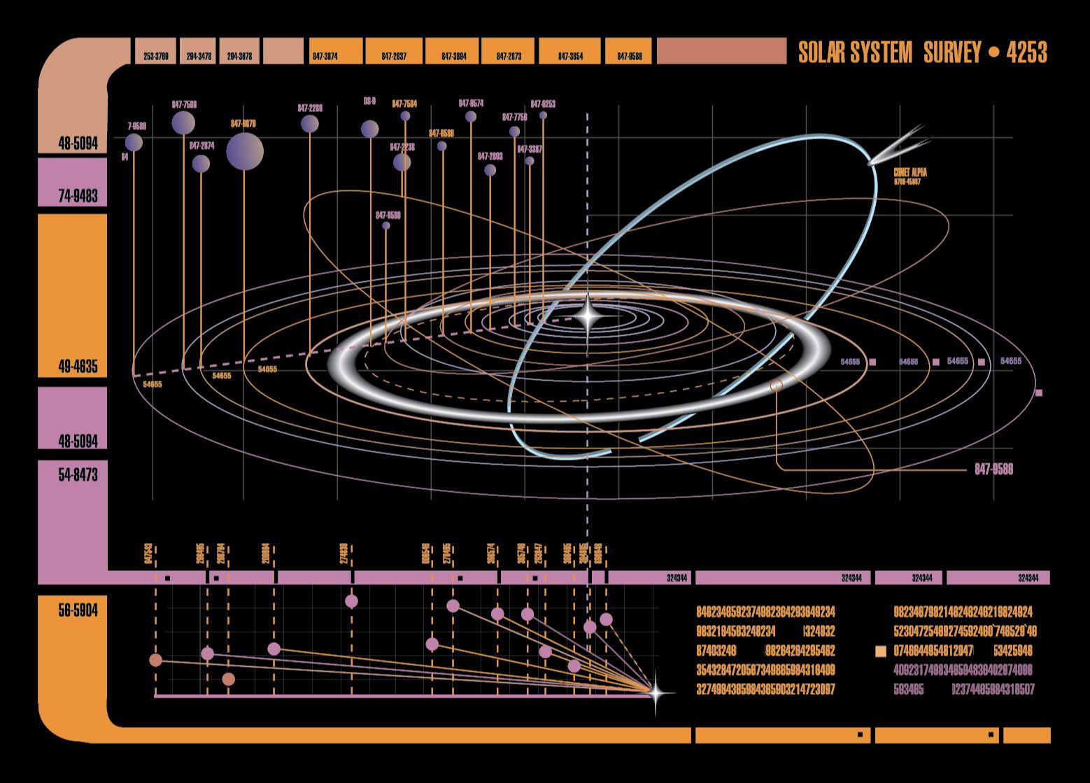星际迷航 bajor类地行星 bajoran恒星系星图