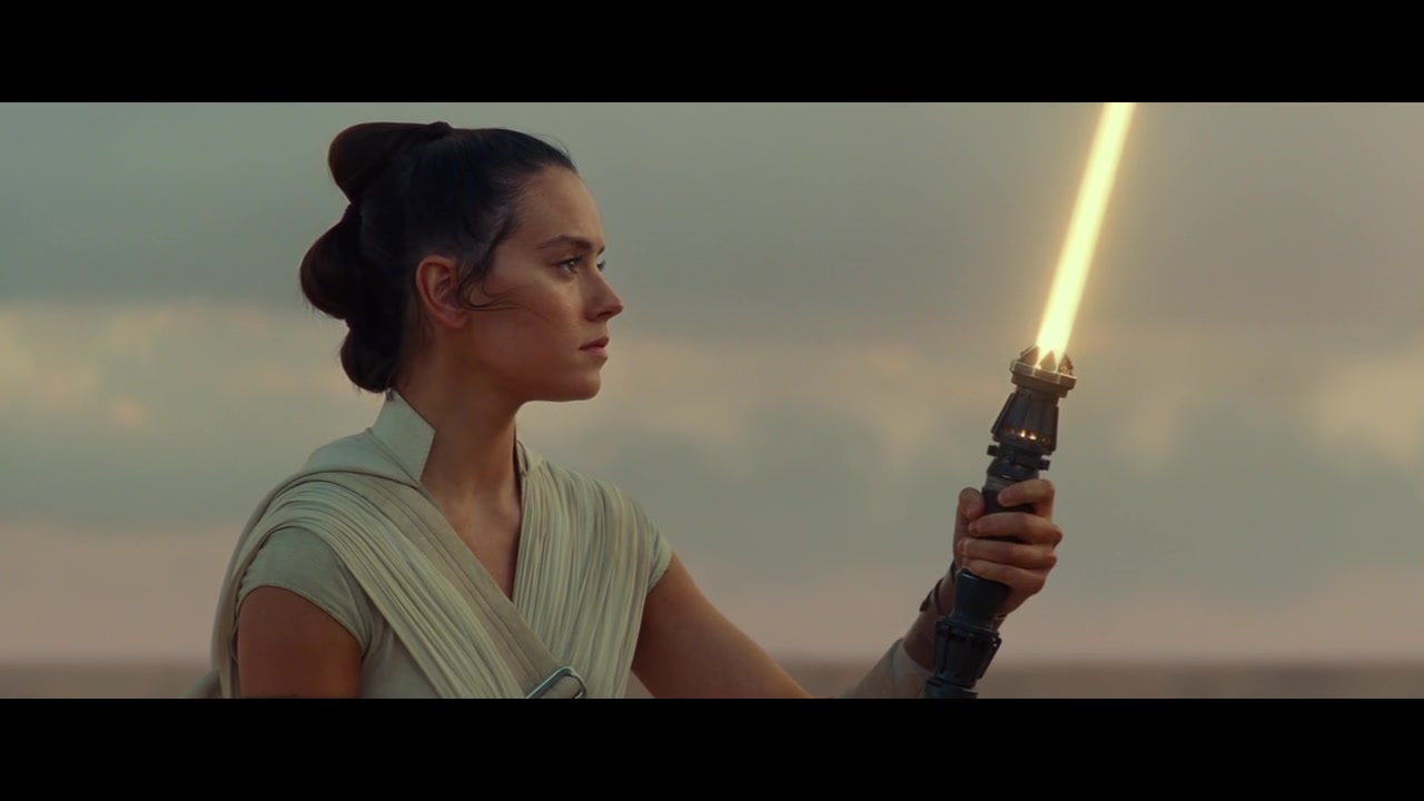 高清星战9 蕾伊获得史诗土豪金光剑星战永不完结