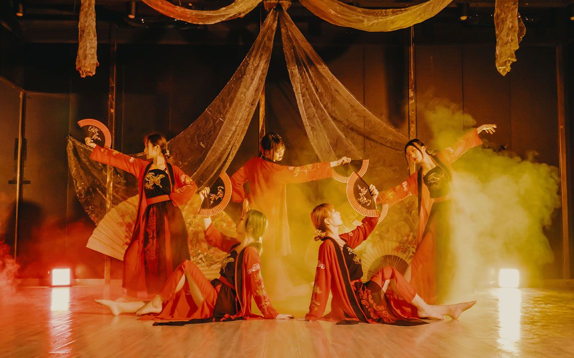 古风爵士花间酒群舞完整版编舞单色舞蹈郑州流行舞教练班