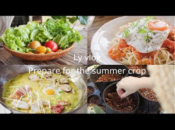 【玻璃之家】我用自己种的蔬菜做饭,准备夏季幼苗哔哩哔哩bilibili