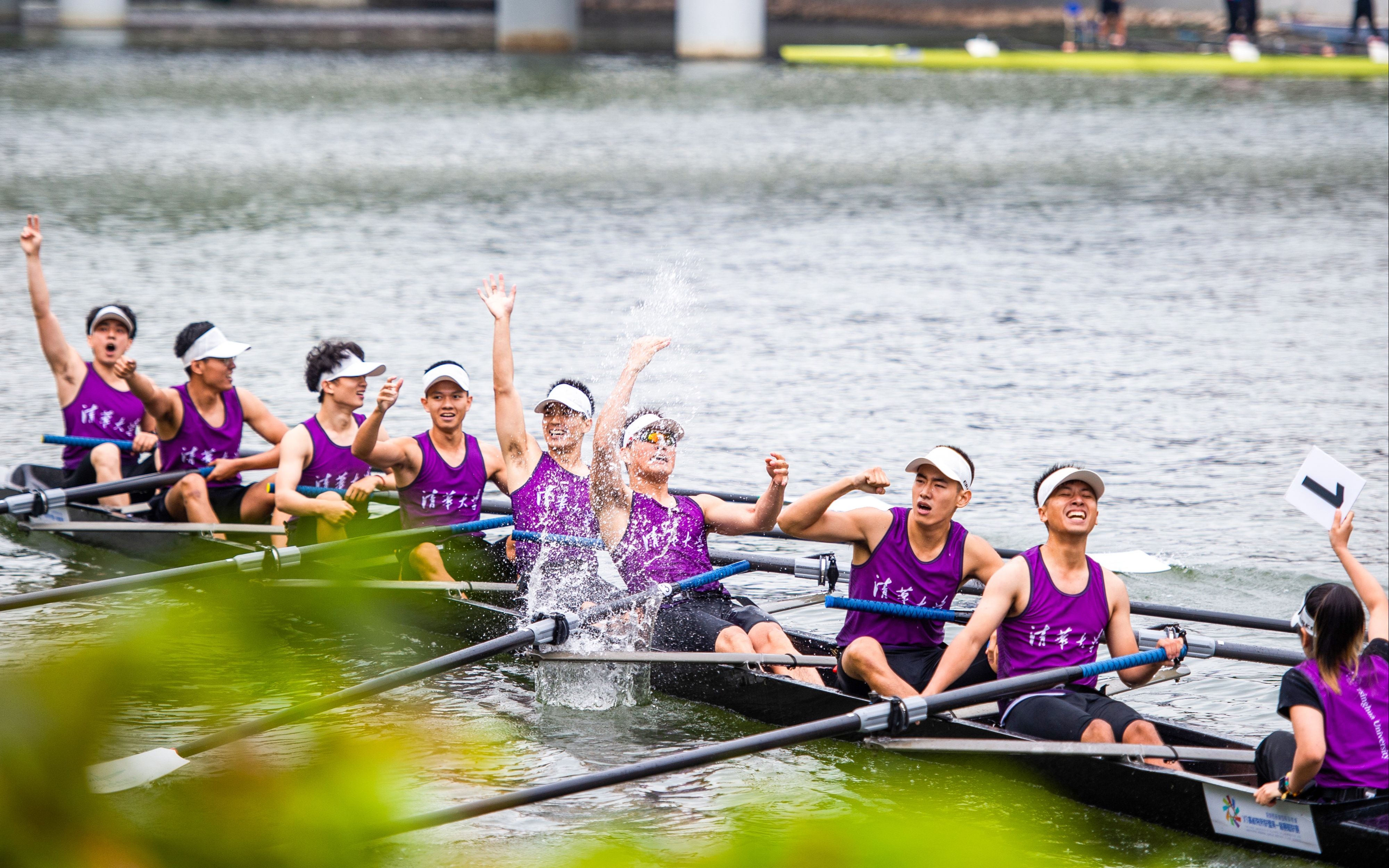 深圳x9高校赛艇联盟_m8预赛_清华&北大