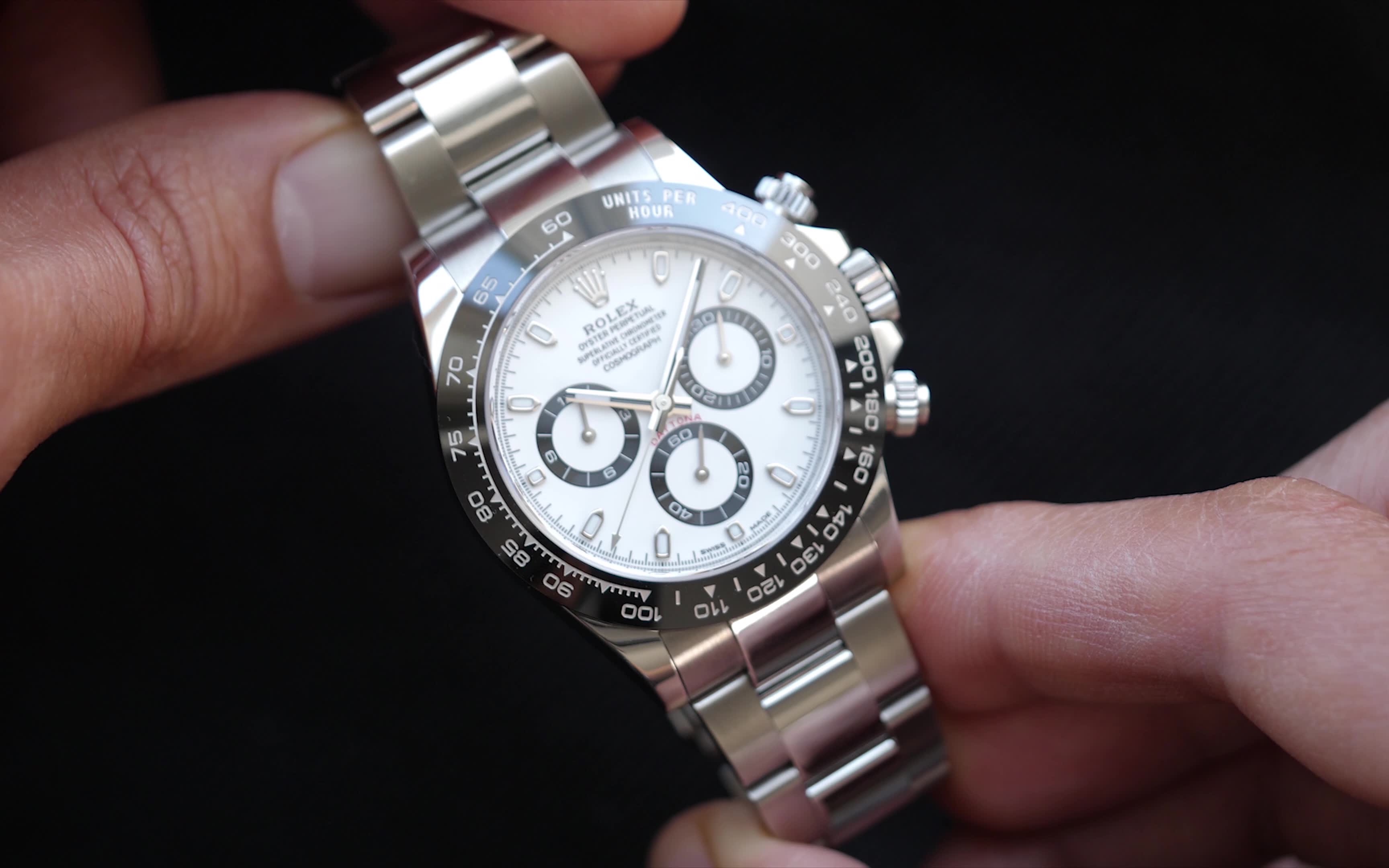 劳力士迪通拿116500ln微距与测评rolex daytona 116500ln has one