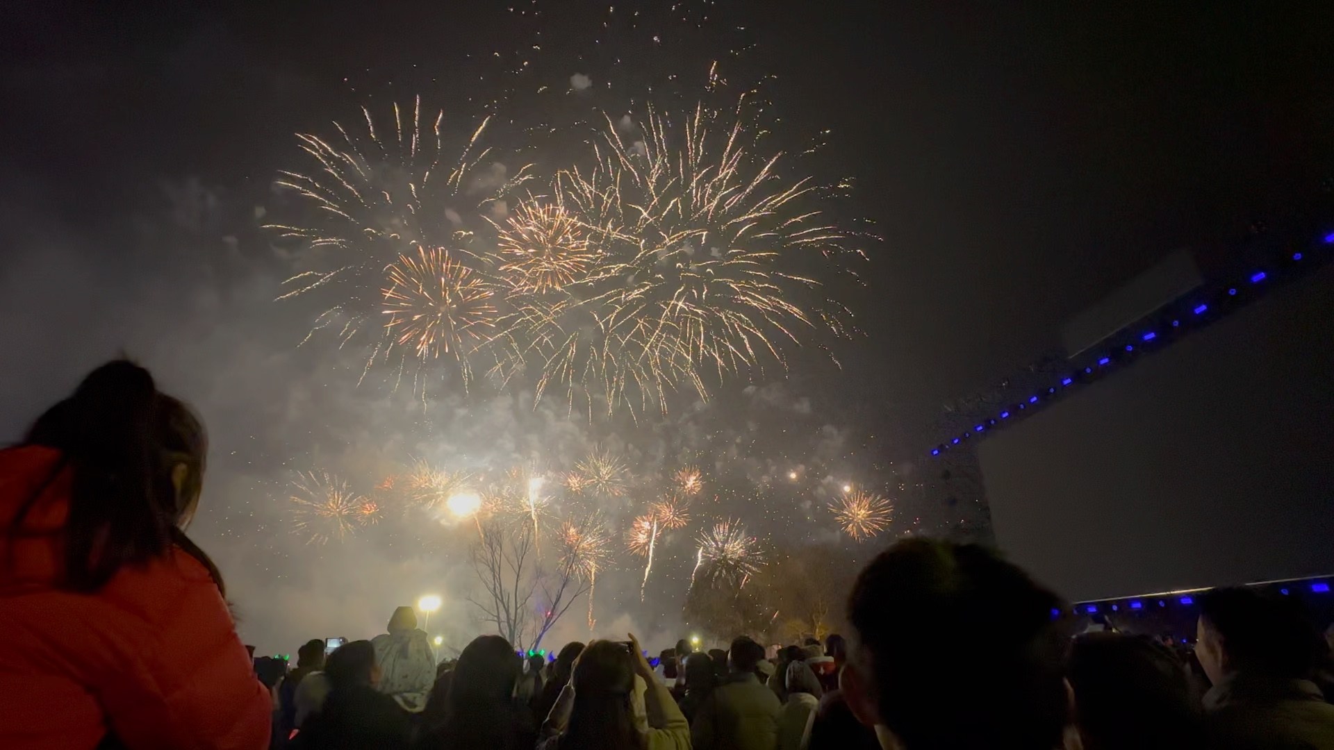 南京银杏湖跨年烟花秀