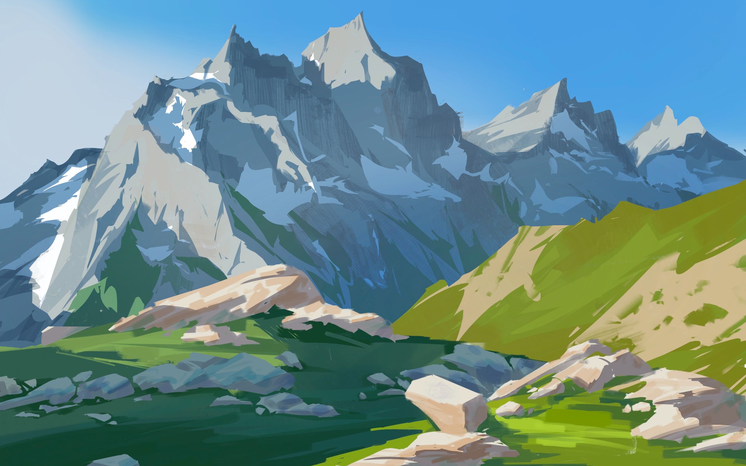 【ipad绘画│procreate】感受下春日的生命与光!