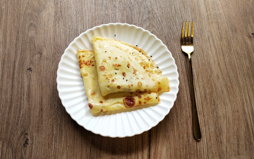 【牛奶鸡蛋饼】一看就会的营养早餐,快来开启你的元气早晨!