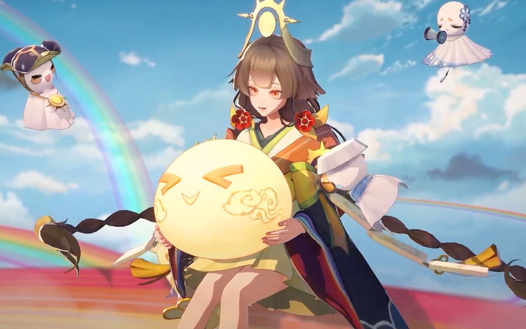 【阴阳师】祈求晴天的少女!日和坊闺女太可爱了!