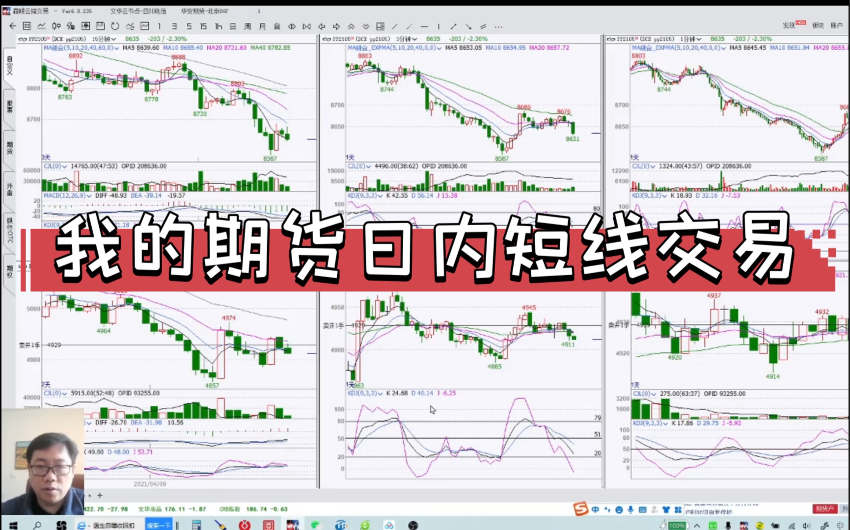 [图]20210412上午我的期货日内操作pp3分钟简单的事情重复做