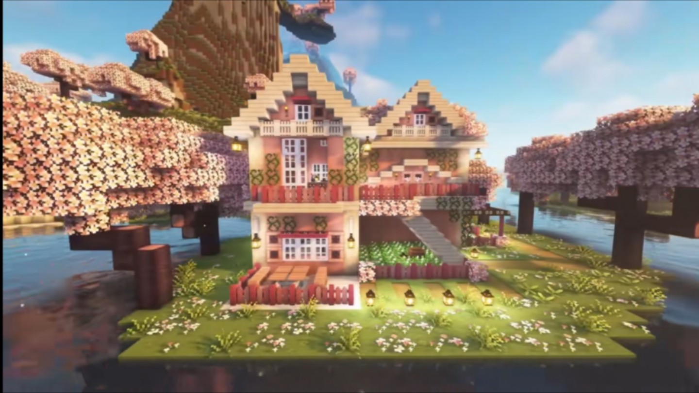 【minecraft】我的世界梦中情屋建筑教程 下 #minecraft