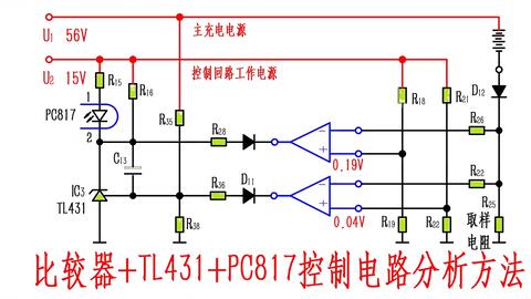 光耦pc817与稳压器tl431组成的稳压控制反馈电路 哔哩哔哩 Bilibili