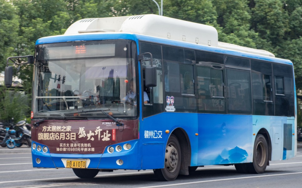 小气龙,爬大桥.赣州公交xmq6850agn5——行驶实录