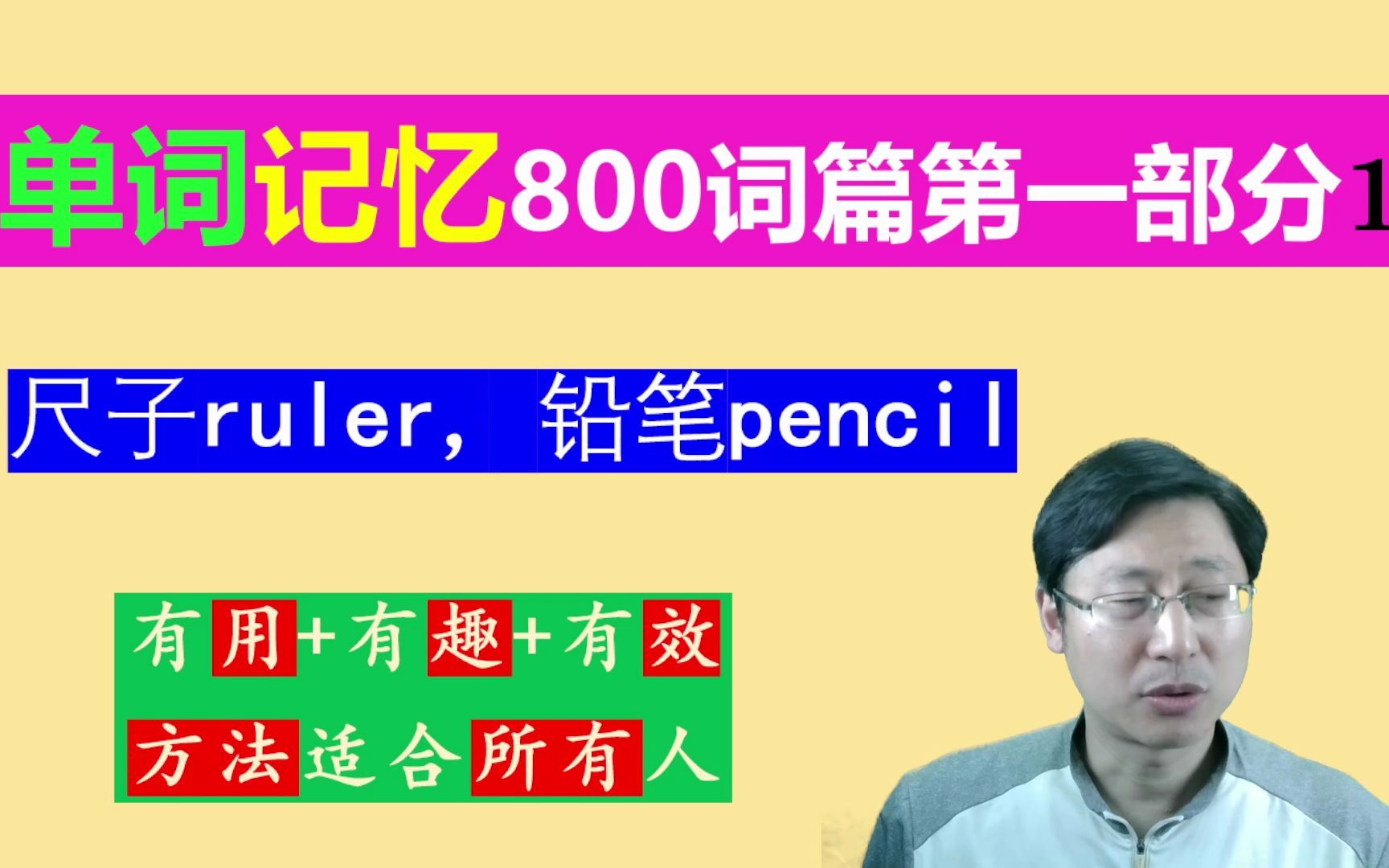 趣味记忆法:加速英语单词记忆,尤其适用初学者和记单词困难者哔哩哔哩bilibili