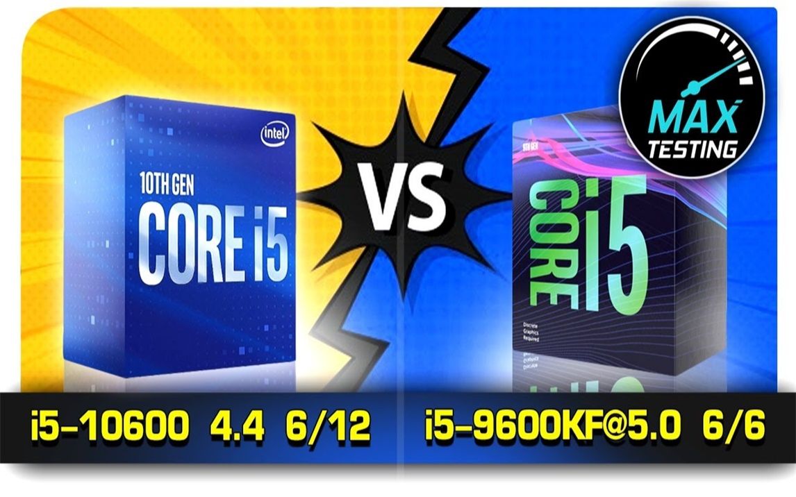 i510600 4.4Ghz vs i59600KF 5Ghz CPU游戏性能测试对比(1080P分辨率,显卡为RTX 2080Ti) 60帧视频哔哩哔哩bilibili