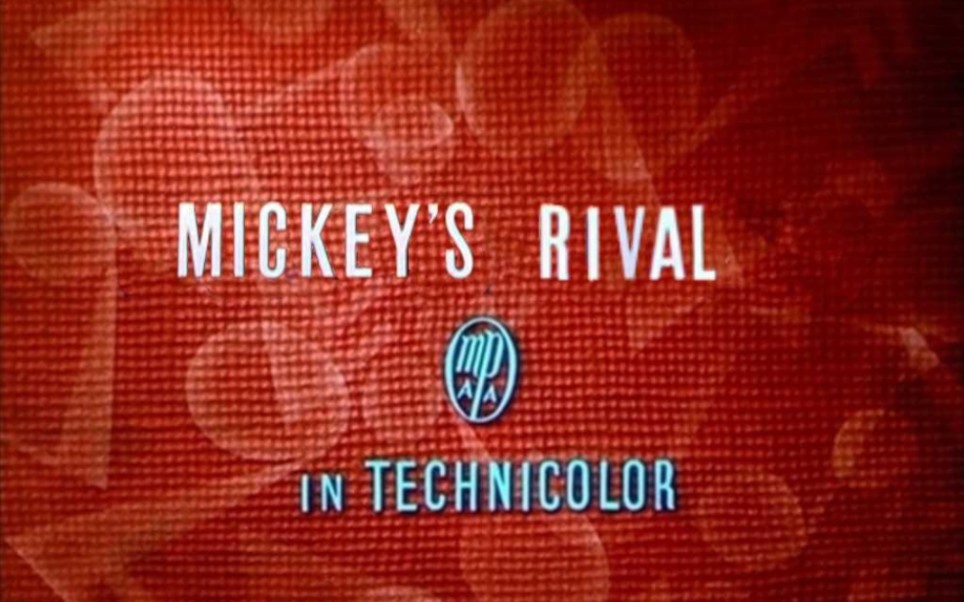 迪士尼动画米老鼠米奇的竞争对手 Mickey's.Rival.1936.重制版标题卡哔哩哔哩bilibili