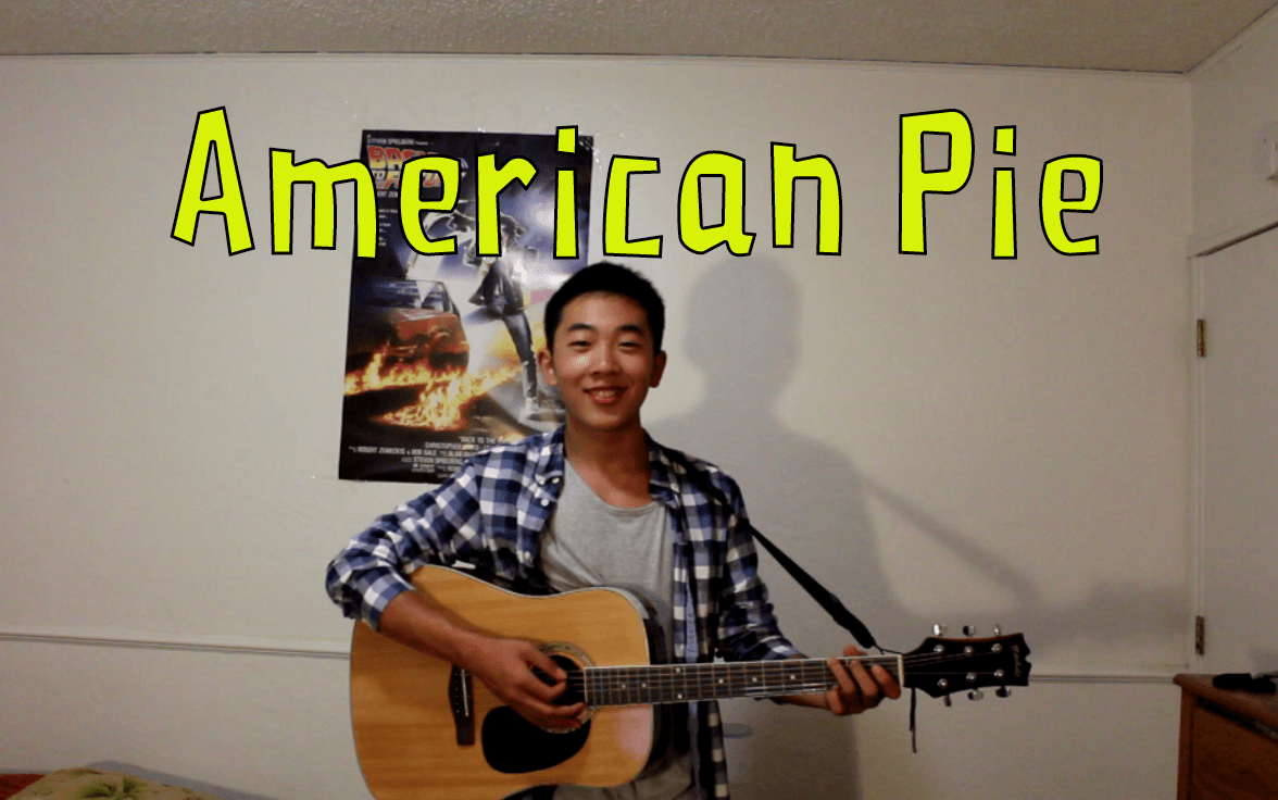 [图]Aaron来唱歌，世界上最伟大的歌之一---- American Pie