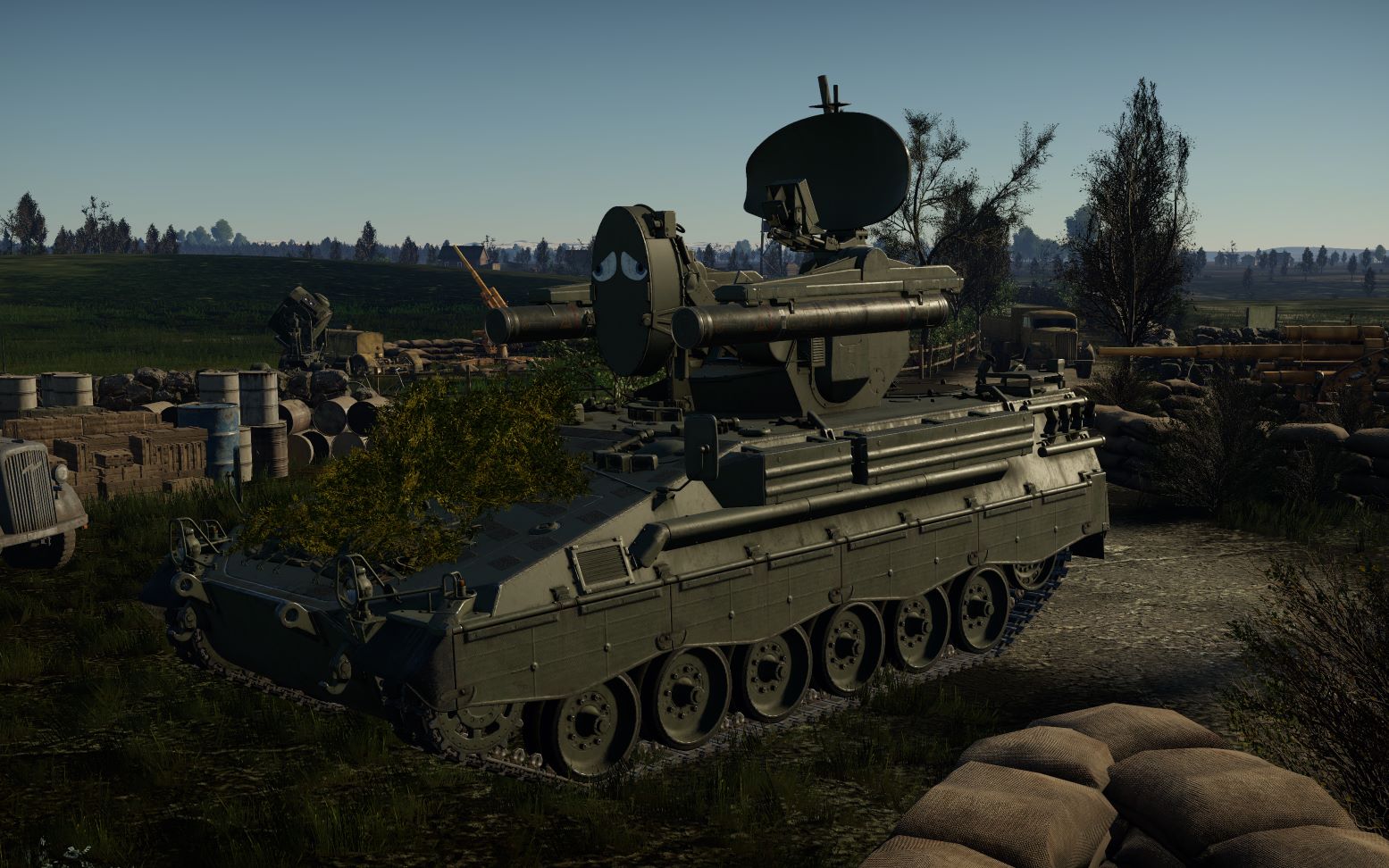 罗兰1初遇m60a3 slep