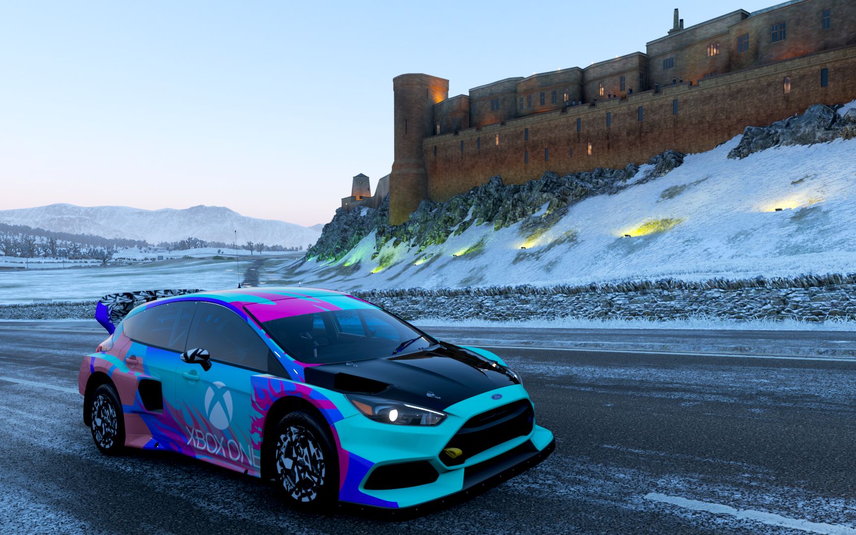 地平线4】 科兹沃尔德超级冲刺赛 |2016 hoonigan 9 福特 focus rs rx